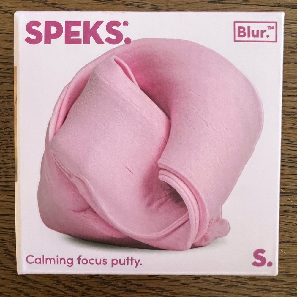 Speks Blur Blush Pink Calming Focus Putty
